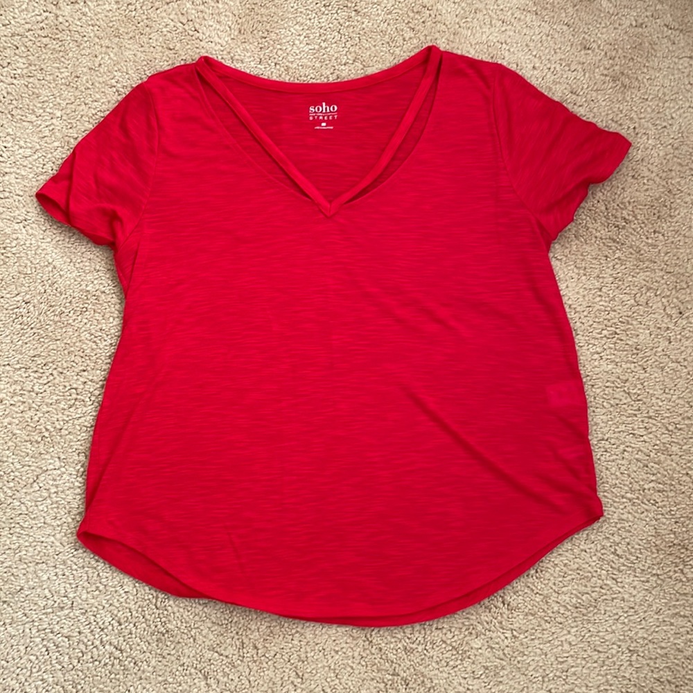 NY & Co Red Top Size L